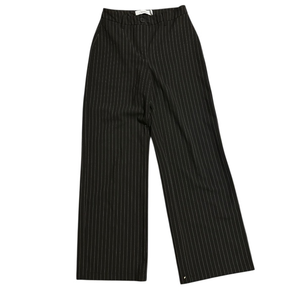 Bershka Pinstripe Pants - Size 6 - Picture 1 of 3